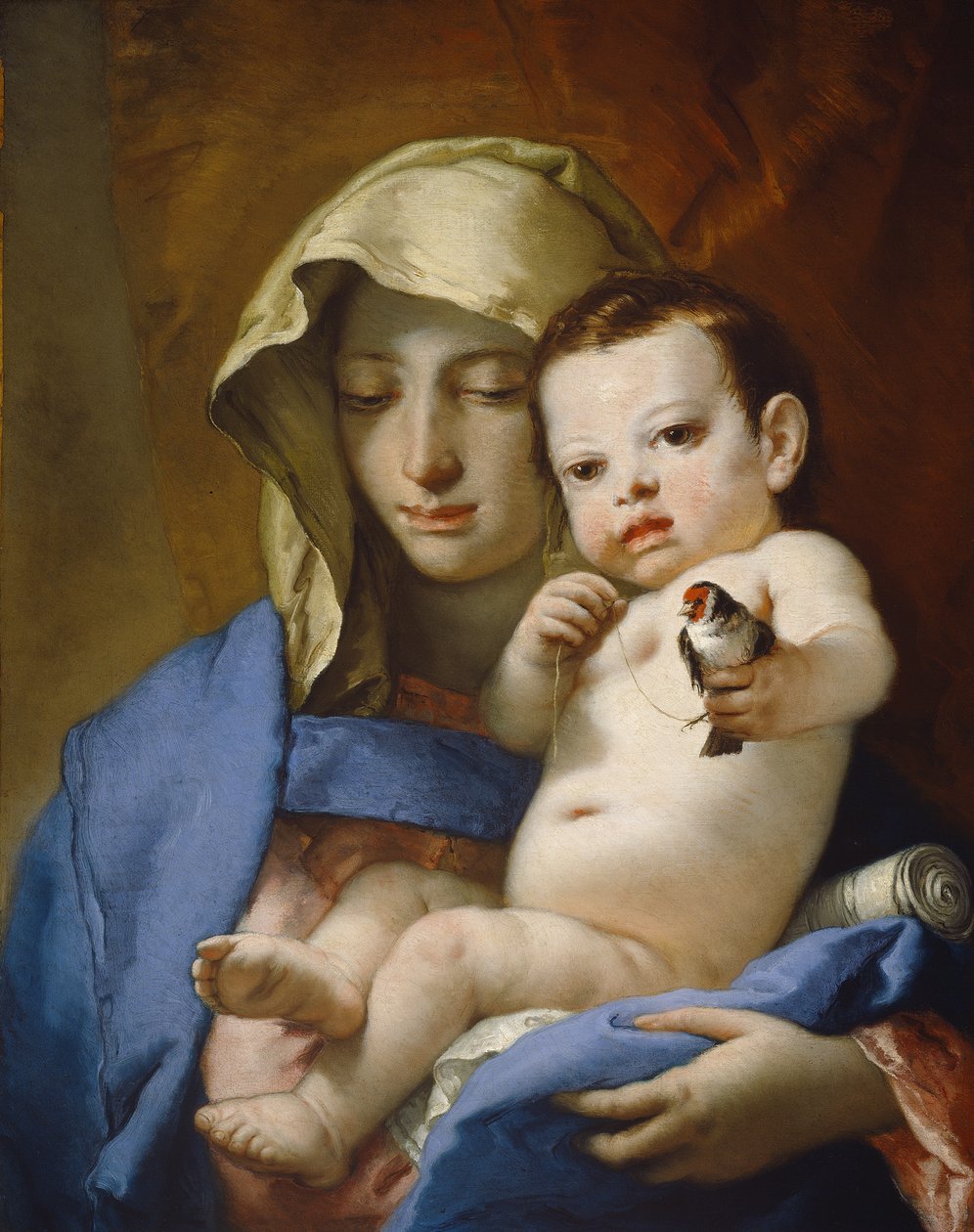 Madona ze Stehlíka, kolem 1767-70 od Giovanni Battista Tiepolo