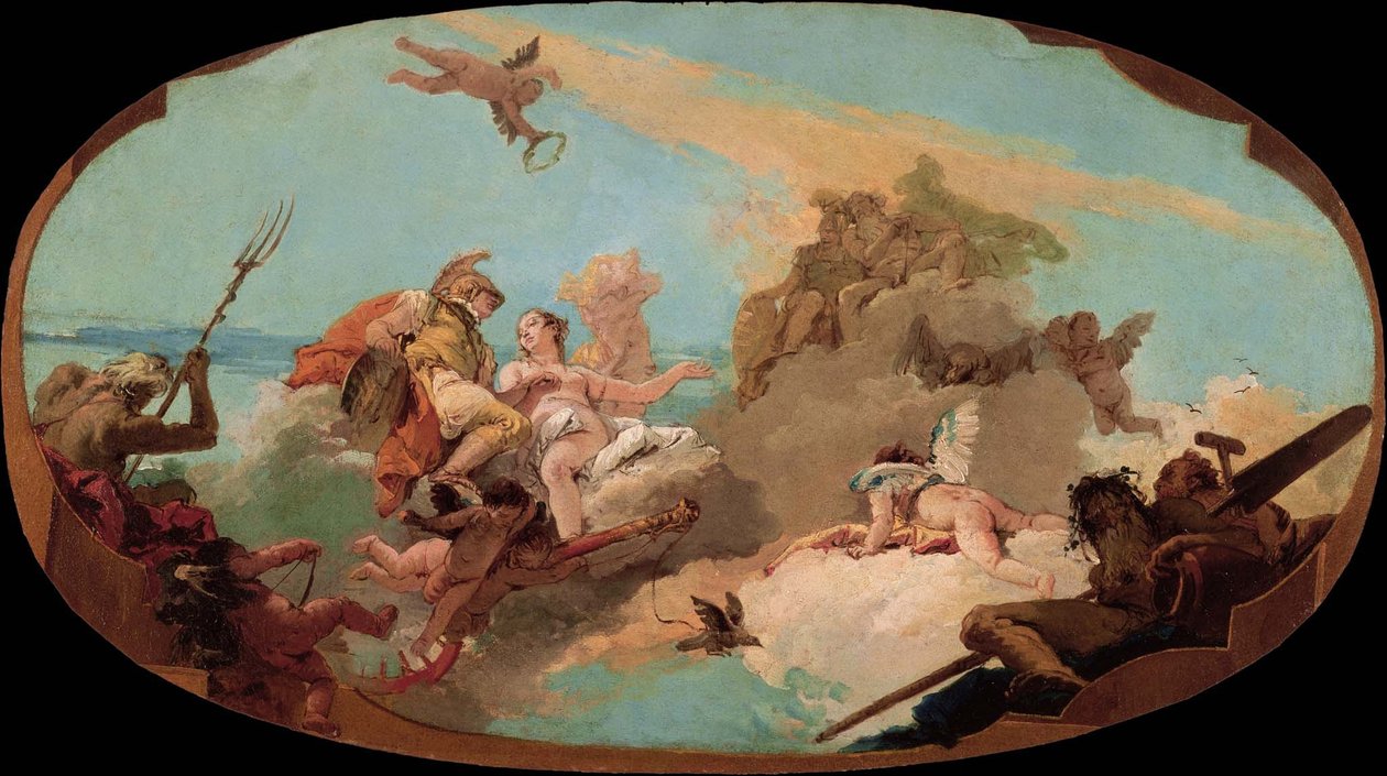 Apoteóza admirála Vettora Pisaniho od Giovanni Battista Tiepolo