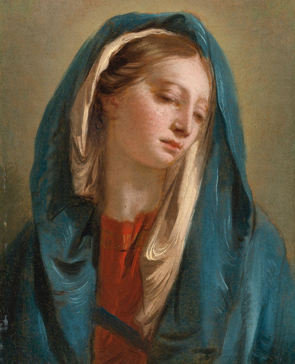 Madona směřující dopředu od Giovanni Battista Tiepolo