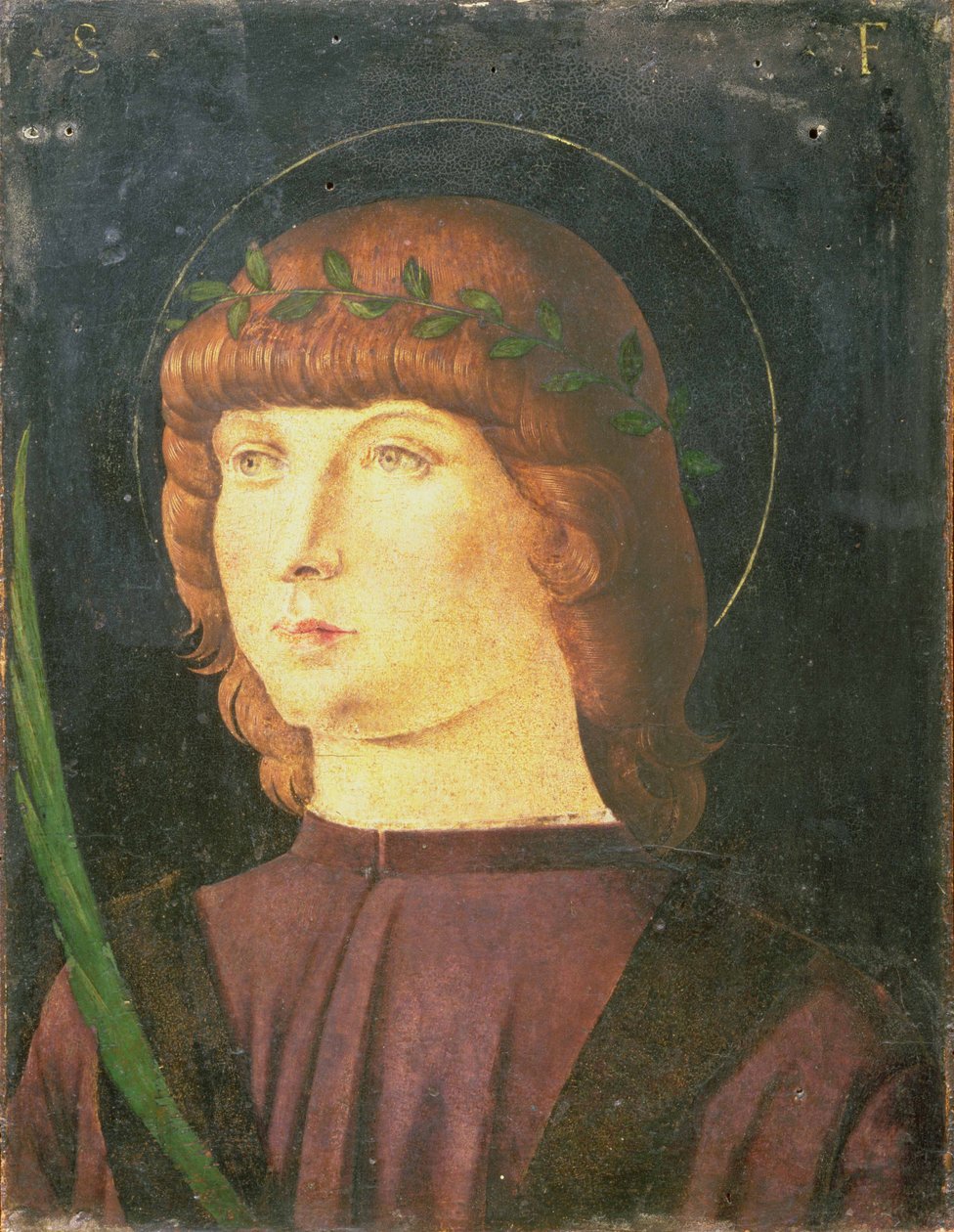 Portrét sv. Vavřince Giustinianiho, biskupa z Benátek od Giovanni Bellini