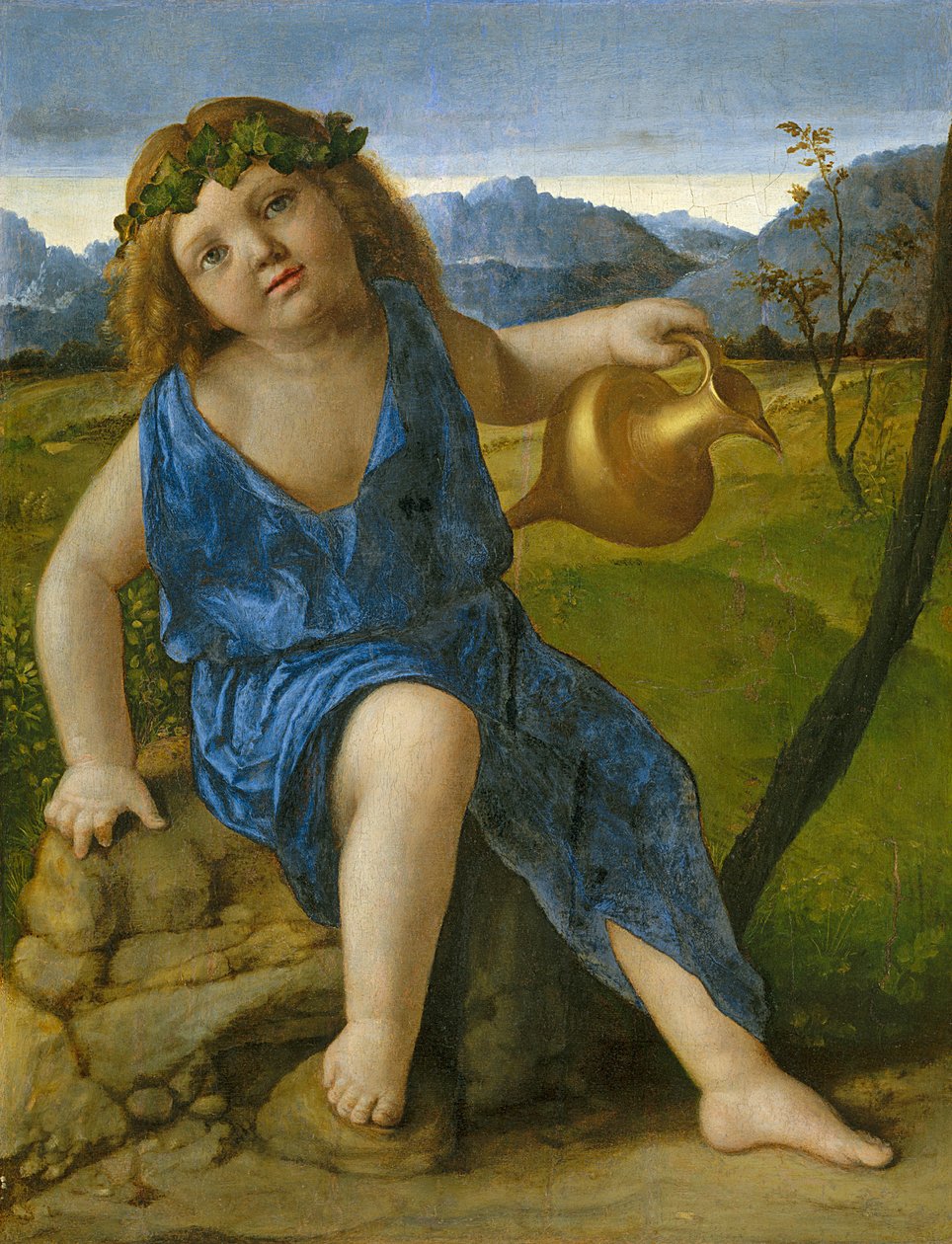 The Infant Bacchus, c.1505-10 od Giovanni Bellini