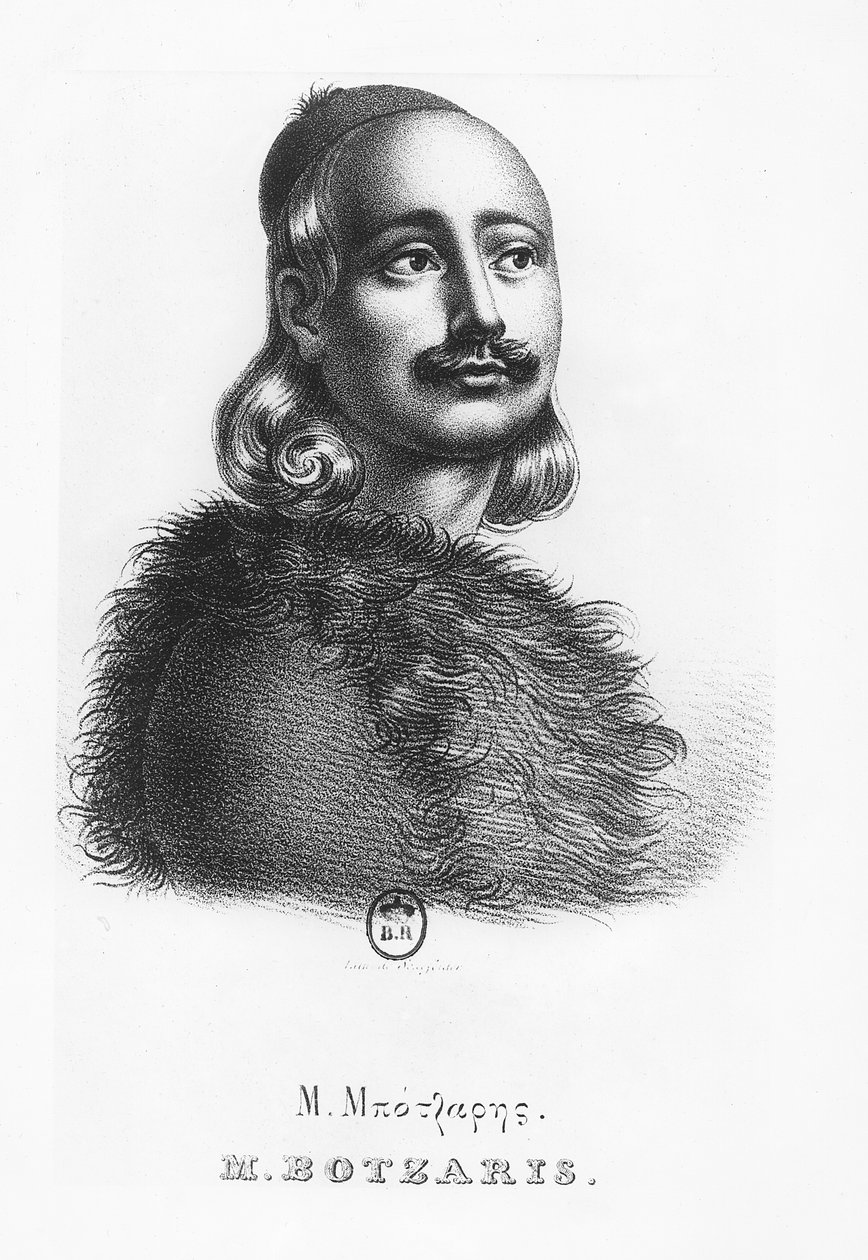 Markos Botzaris od Giovanni Boggi