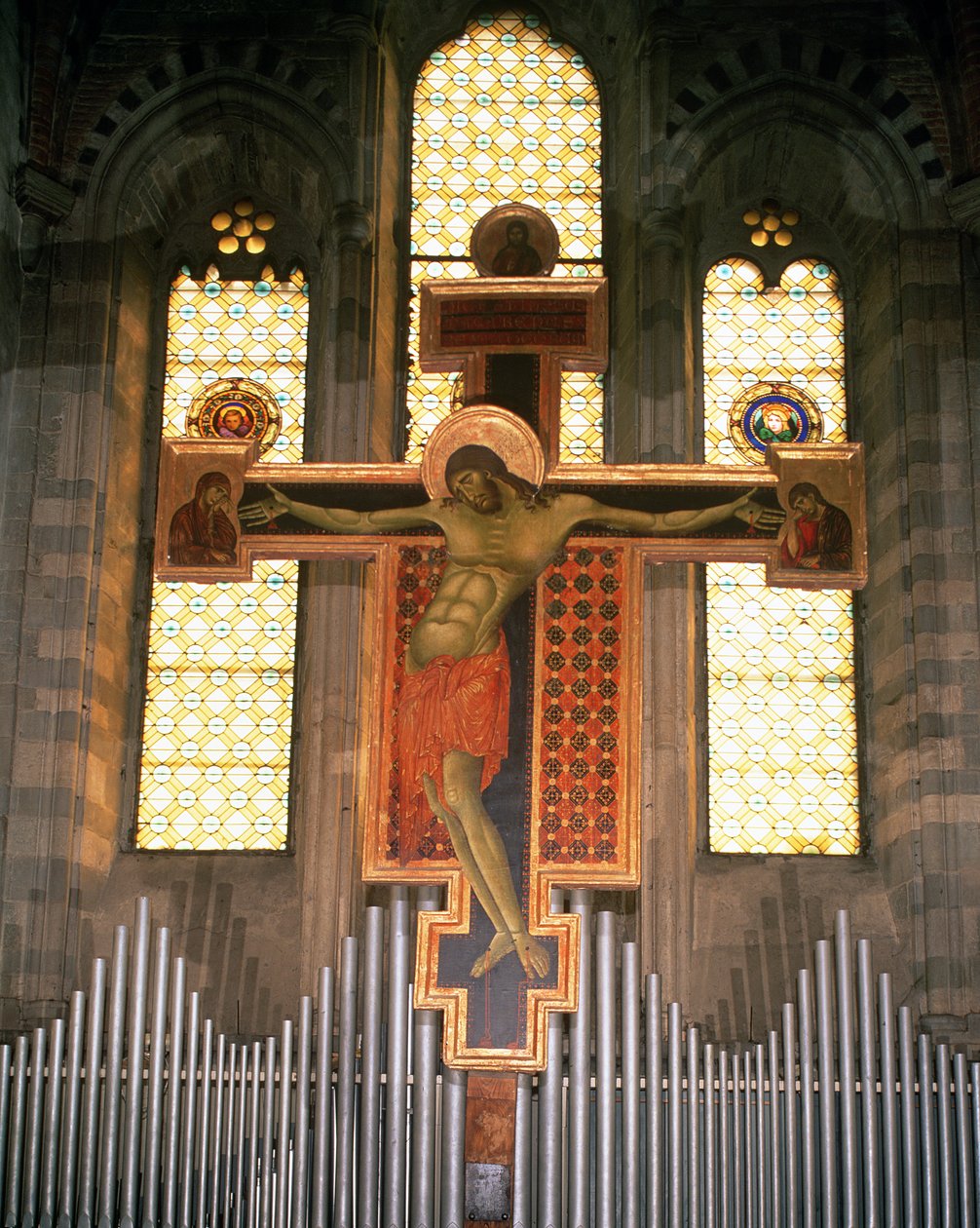 Krucifix (tempera na panelu) od Giovanni Cimabue