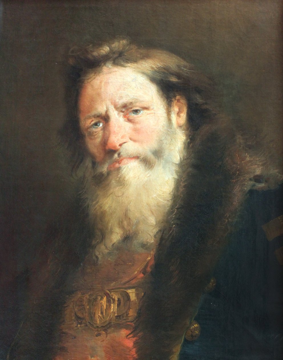 Hlava starého muže od Giovanni Domenico Tiepolo