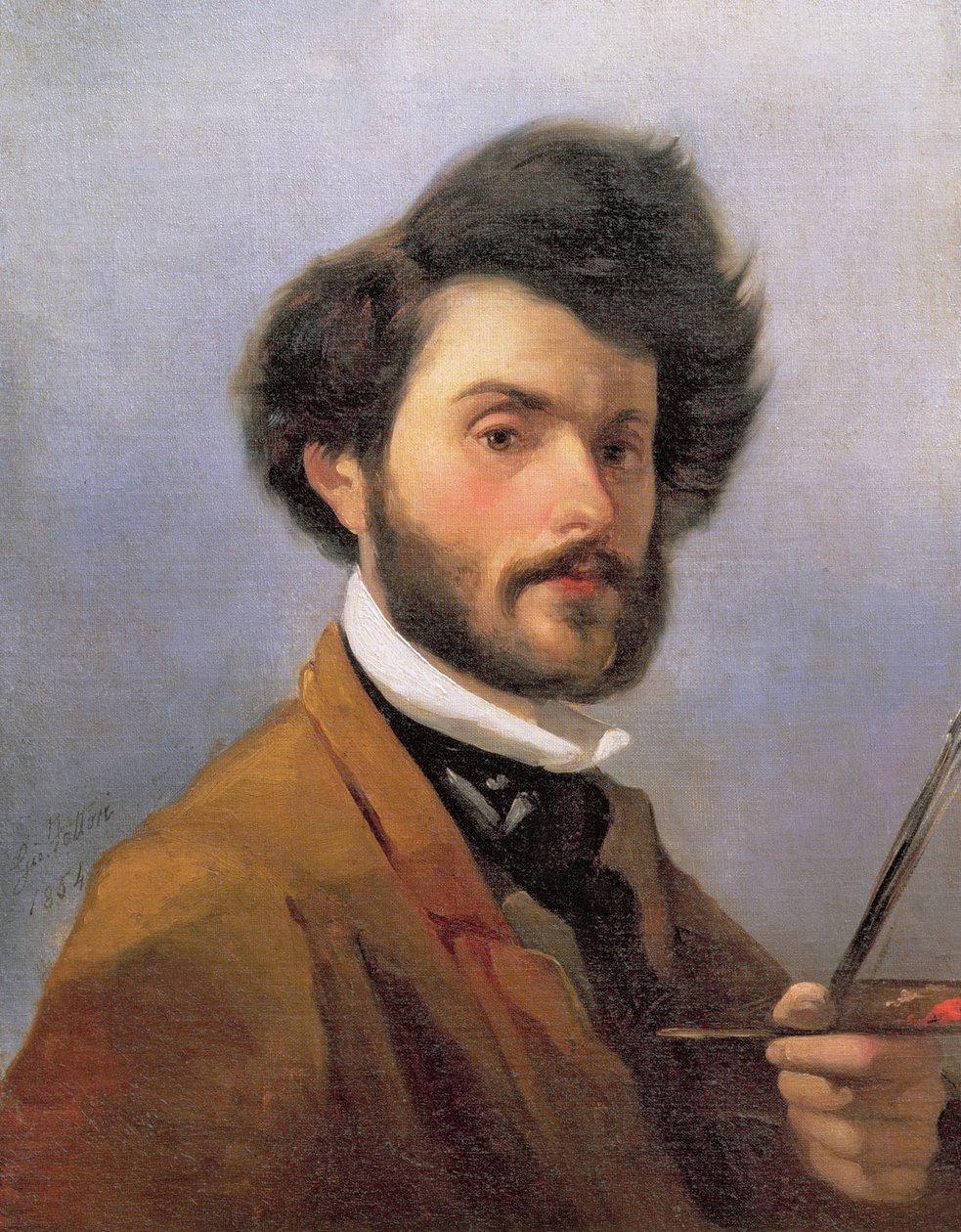 Autoportrét, 1854 od Giovanni Fattori