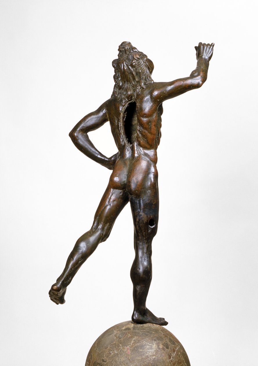 Mercury Taking Flight, cca 1515 (slitina mědi, brekcie a dřevo) od Giovanni Francesco Rustici