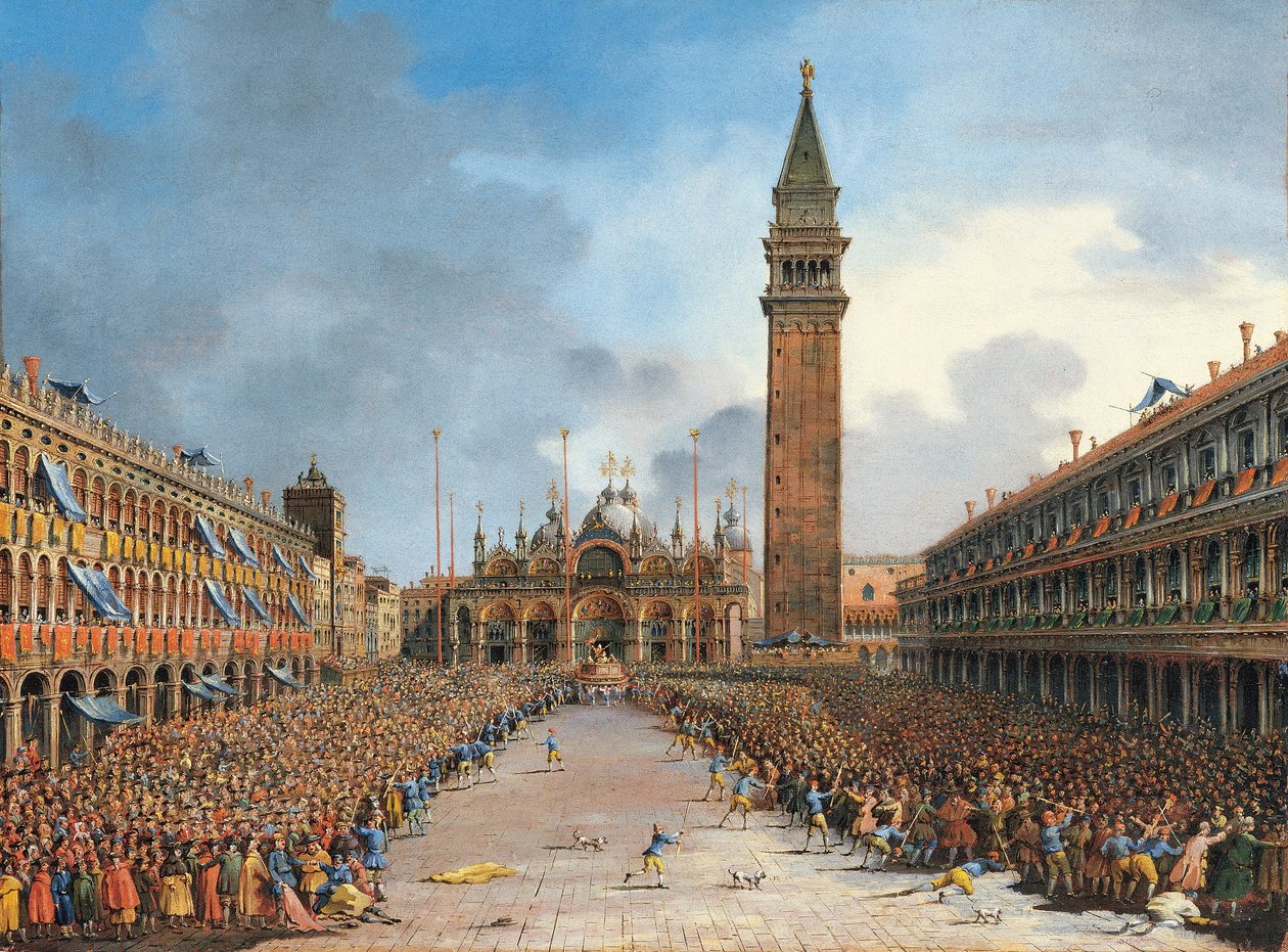 Dóže v Pozzetto na náměstí Piazza San Marco od Giovanni Grubacs
