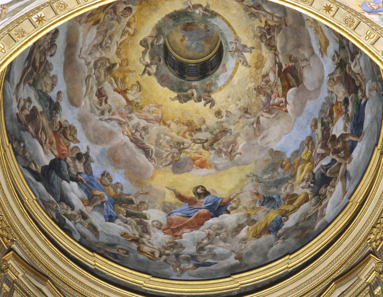 Sláva ráje, 1627 od Giovanni Lanfranco