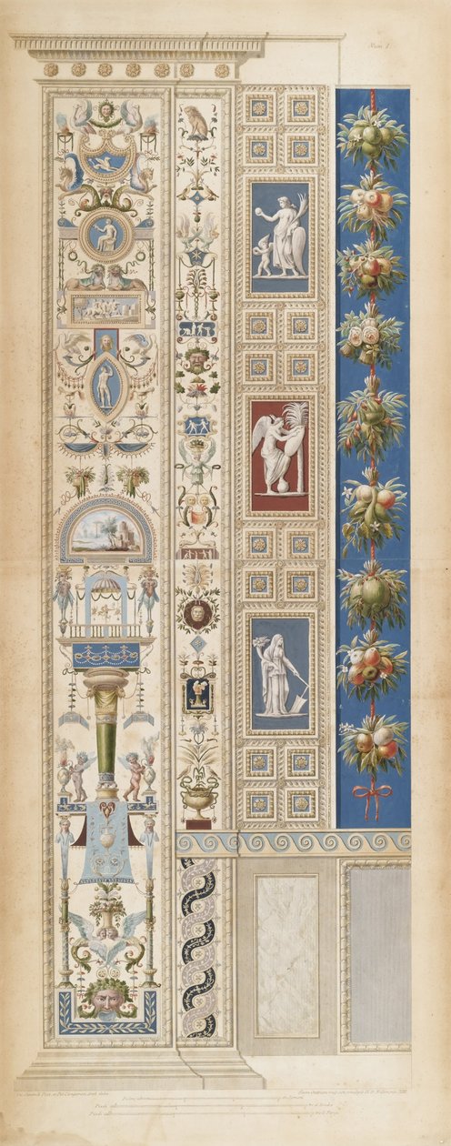 Deska I od Loggie od Rafaele ve Vatikánu od Giovanni Ottaviani
