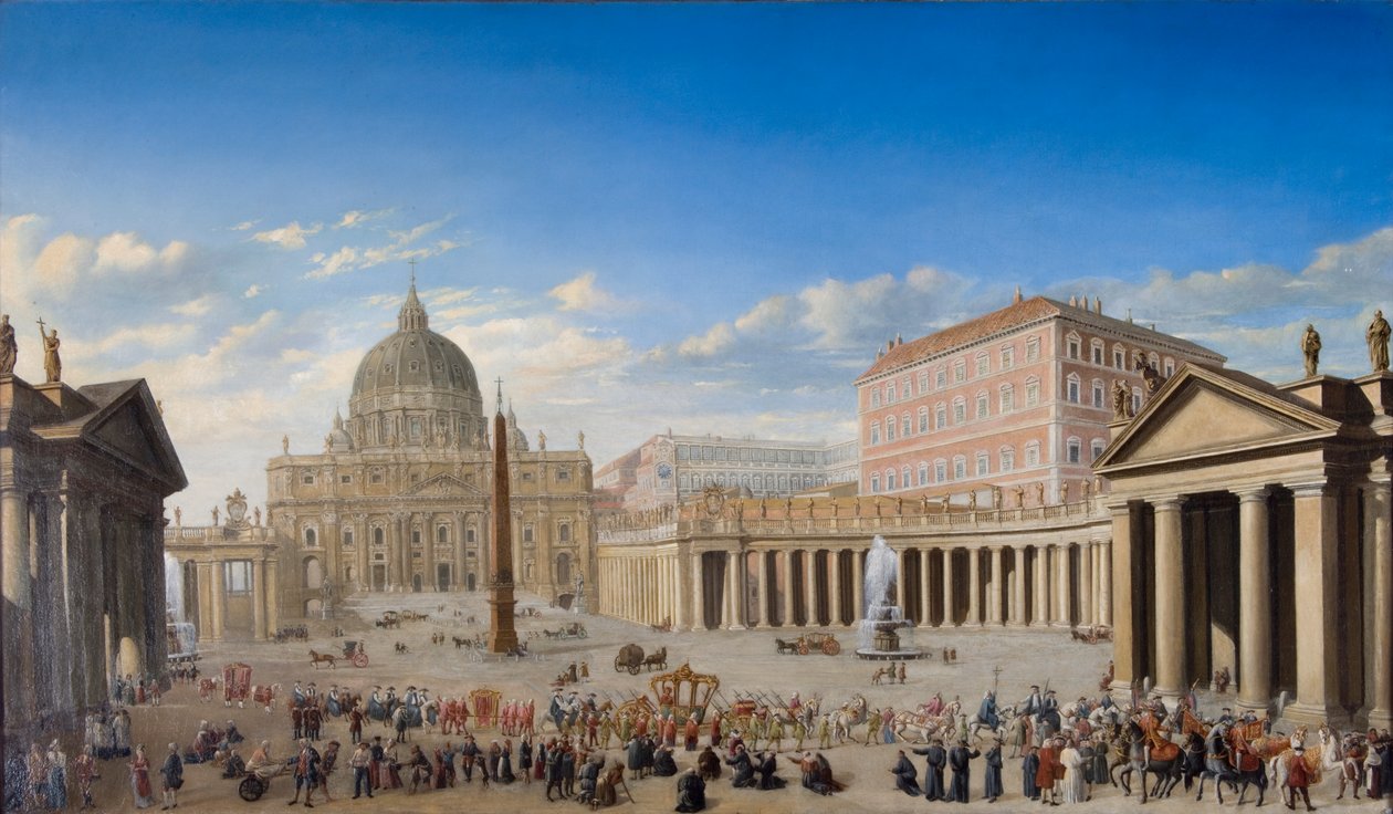 Svatý Petr, Řím od Giovanni Paolo Pannini