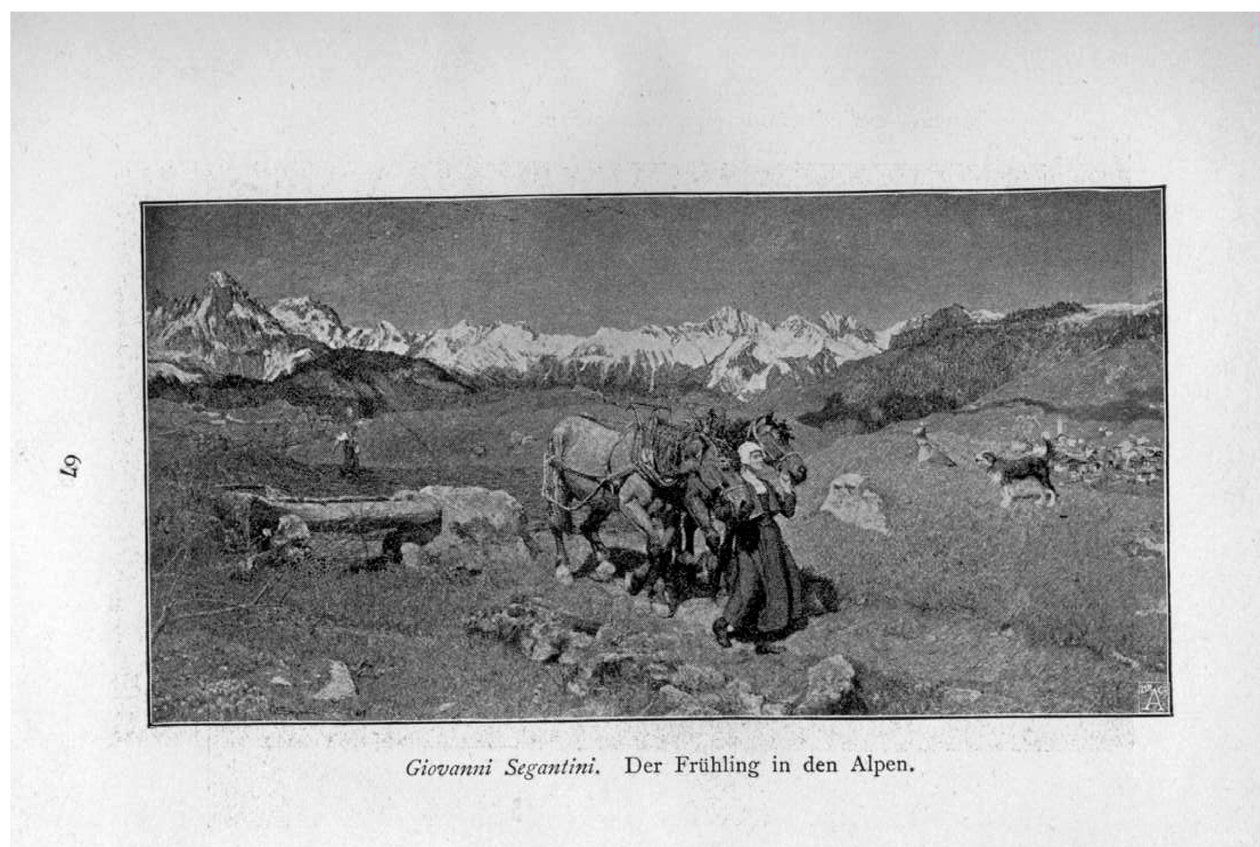 Jaro v Alpách od Giovanni Segantini