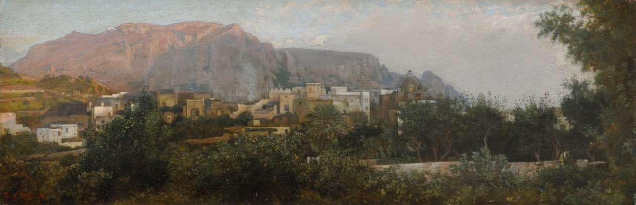 Soumrak na Capri od Giovanni (1826 1903) Costa