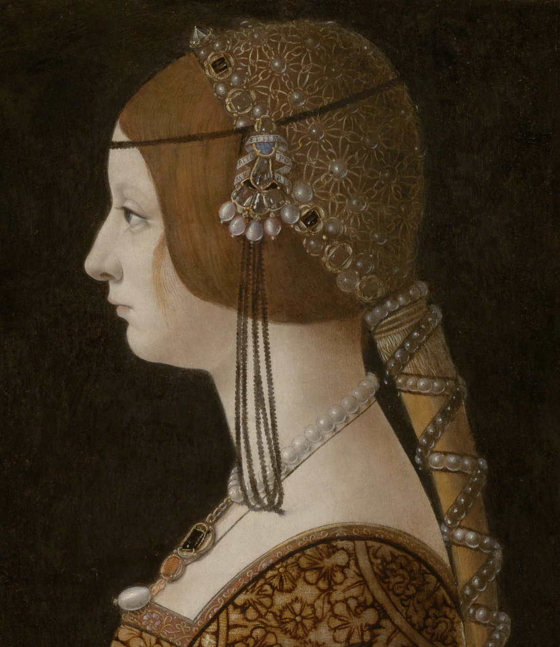 Blanca Maria Sforza od Giovanni Ambrogio de Predis