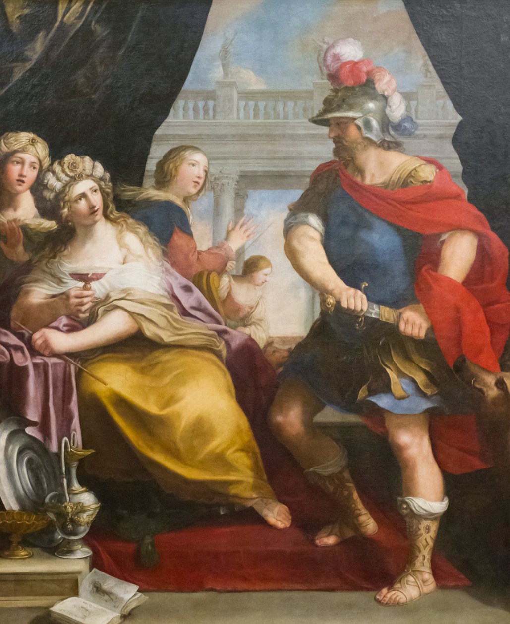 Ulysses a Circe (olej na plátně) od Giovanni Andrea Sirani