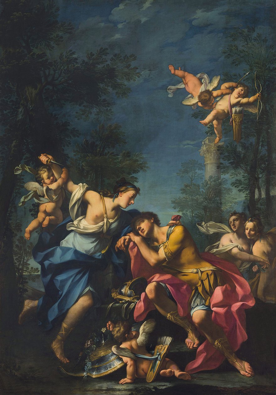 Rinaldo a Armida. od Giovanni Angelo Borroni