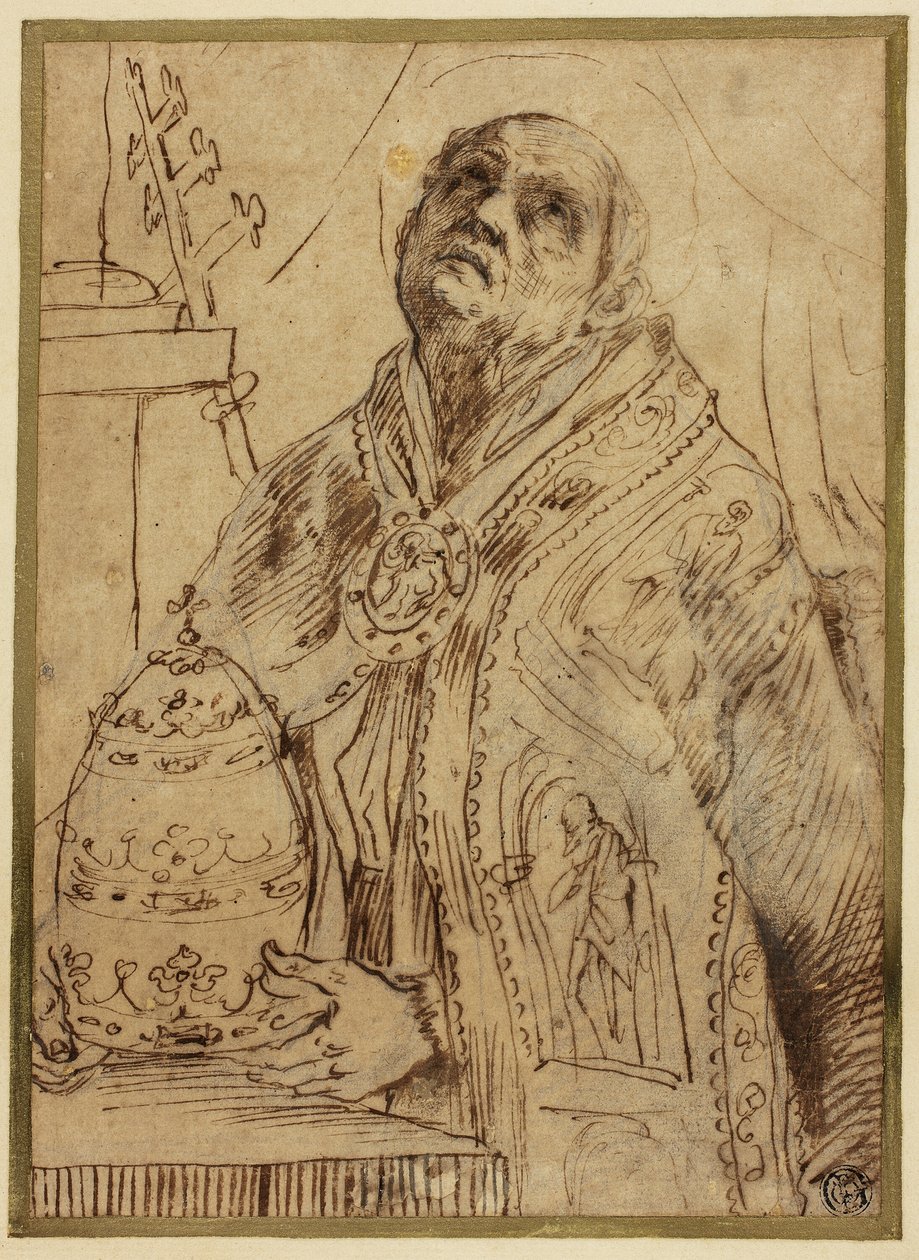 Papežský svatý od Giovanni Antonio Burrini
