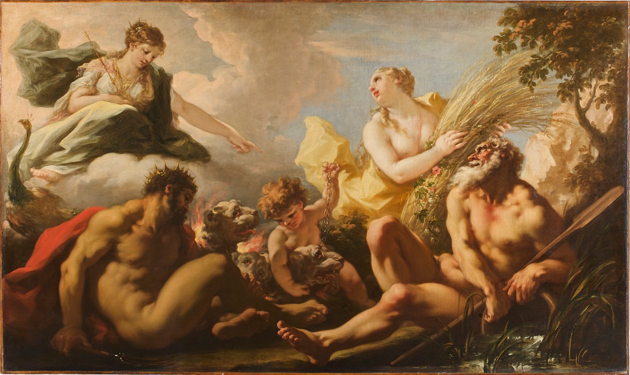 Čtyři živly pivovarnictví, 1717. od Giovanni Antonio Pellegrini