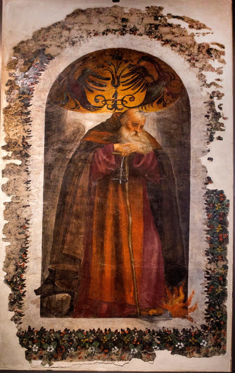 St. Antonio (olej na plátně) od Giovanni Antonio Pordenone