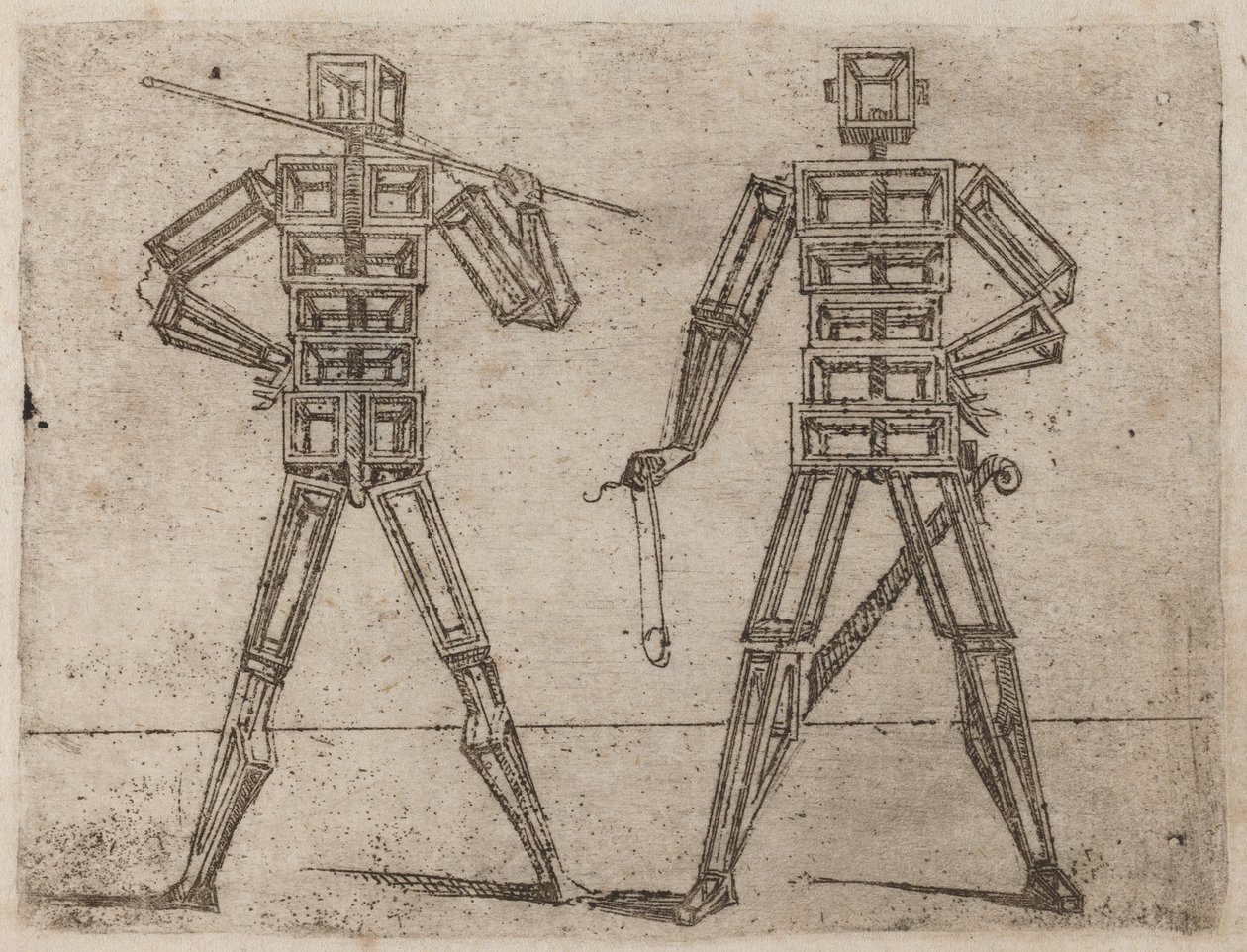 Z "Bizzarie di different Figures" od Giovanni Battista Bracelli