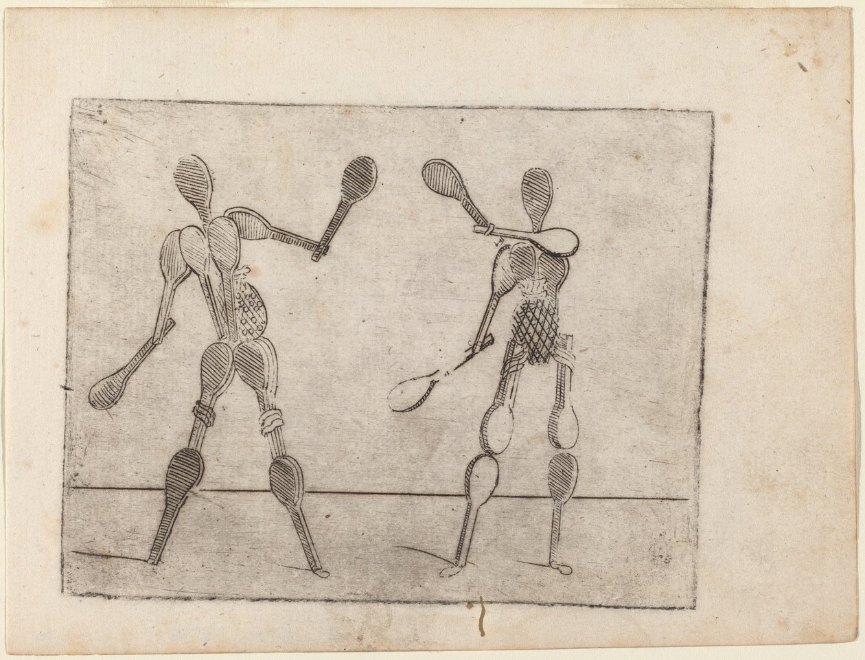 Z "Bizzarie di different Figures" od Giovanni Battista Bracelli