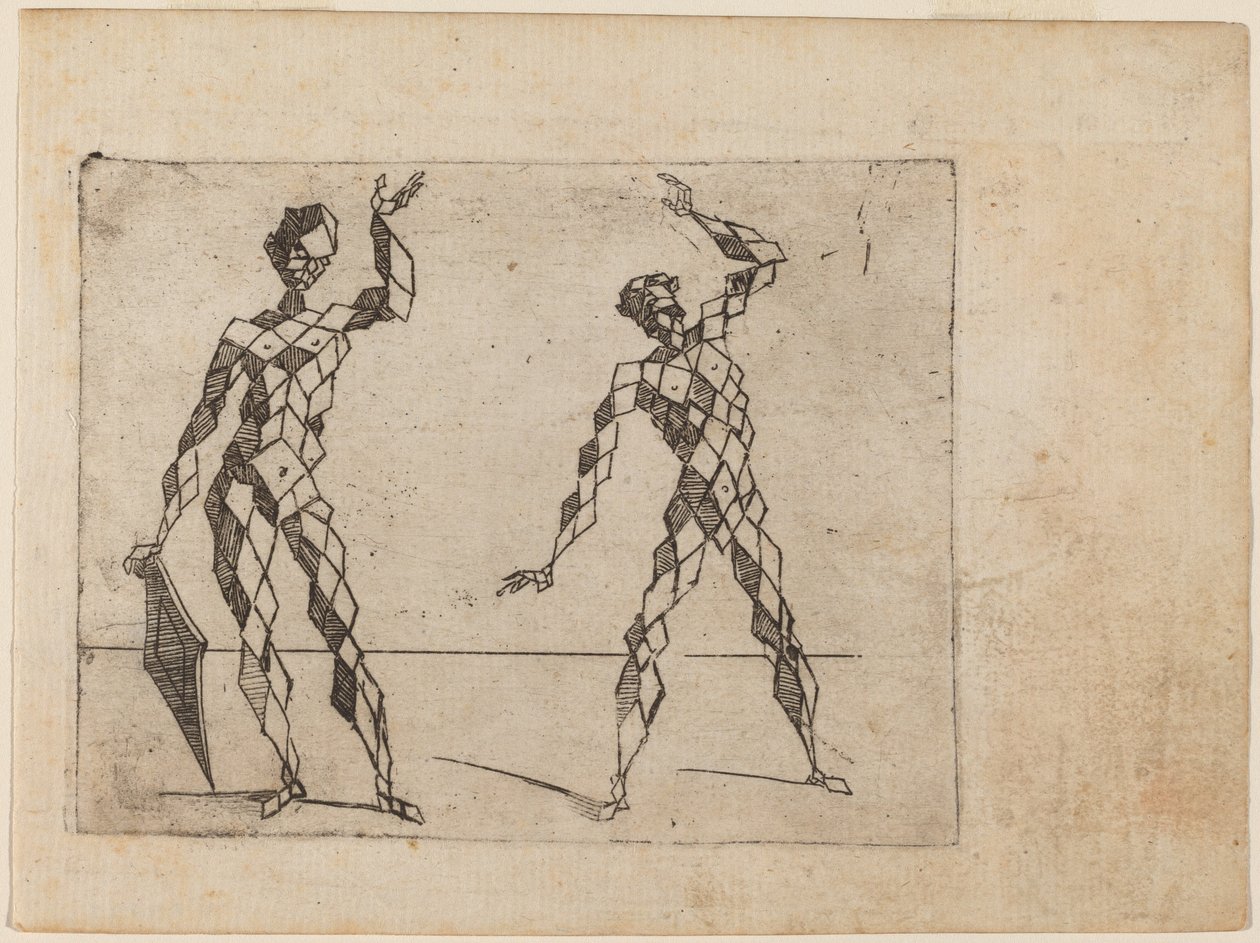Z "Bizzarie di different Figures" od Giovanni Battista Bracelli