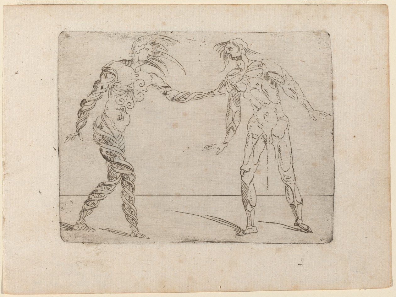 Z "Bizzarie di different Figures" od Giovanni Battista Bracelli