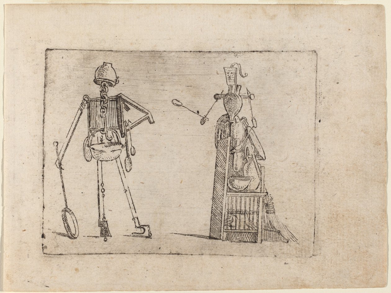 Z "Bizzarie di different Figures" od Giovanni Battista Bracelli