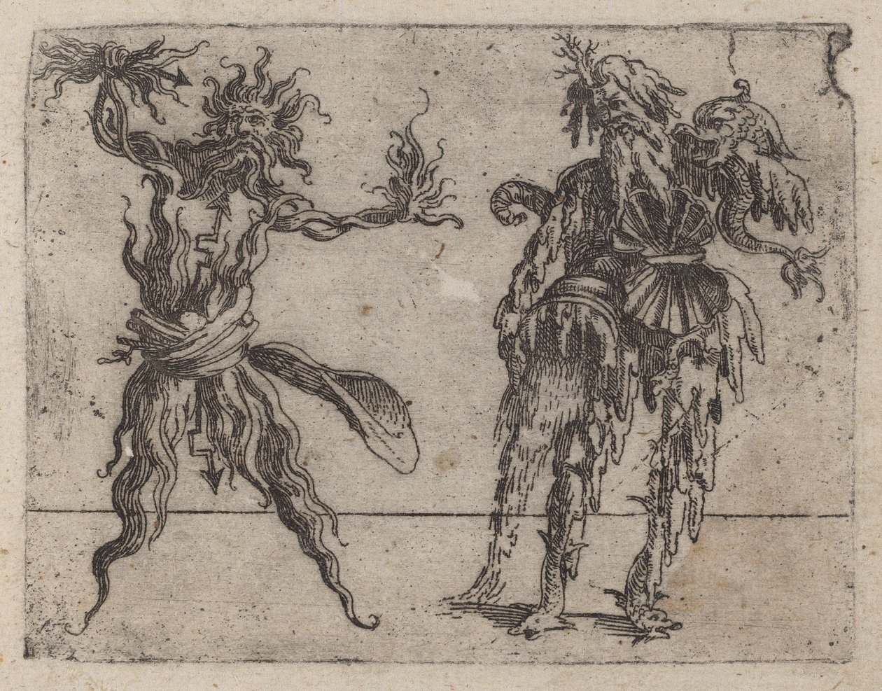 Z "Bizzarie di different Figures" od Giovanni Battista Bracelli