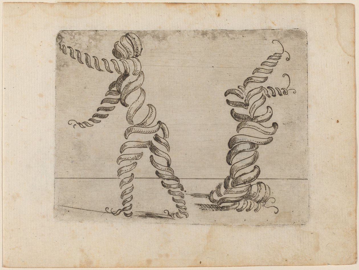 Z "Bizzarie di different Figures" od Giovanni Battista Bracelli