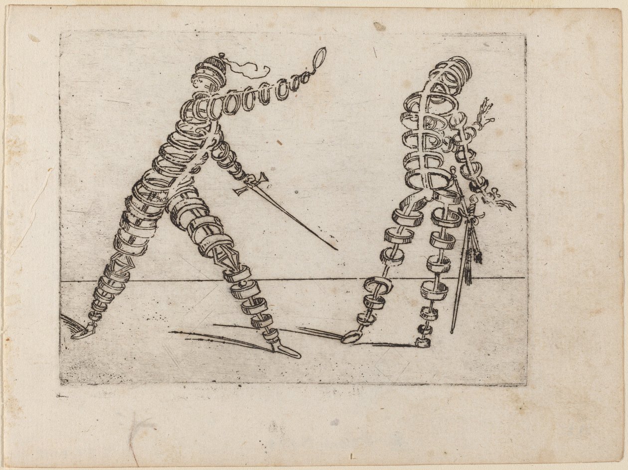 Z "Bizzarie di different Figures" od Giovanni Battista Bracelli
