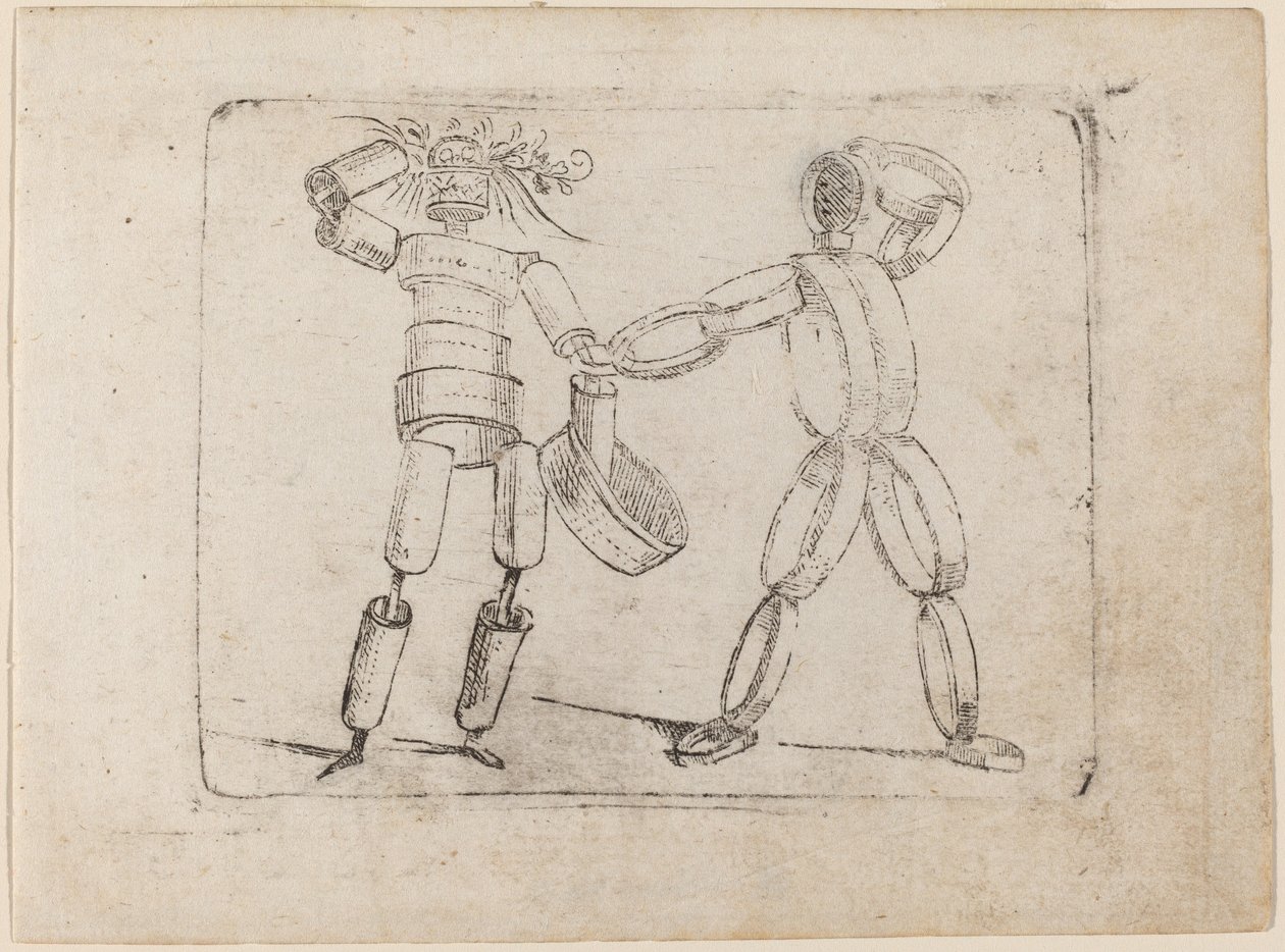 Z "Bizzarie di different Figures" od Giovanni Battista Bracelli