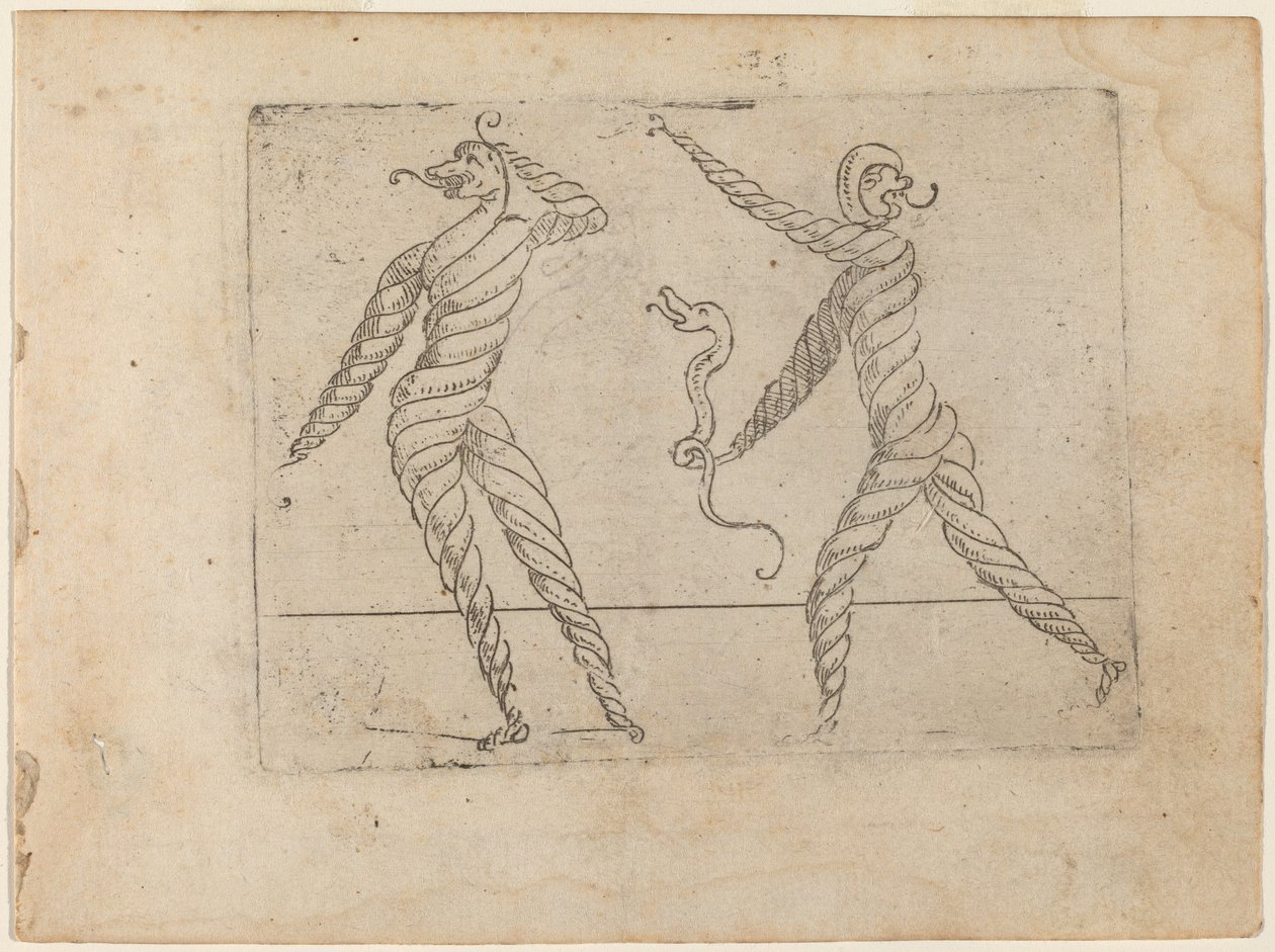 Z "Bizzarie di different Figures" od Giovanni Battista Bracelli