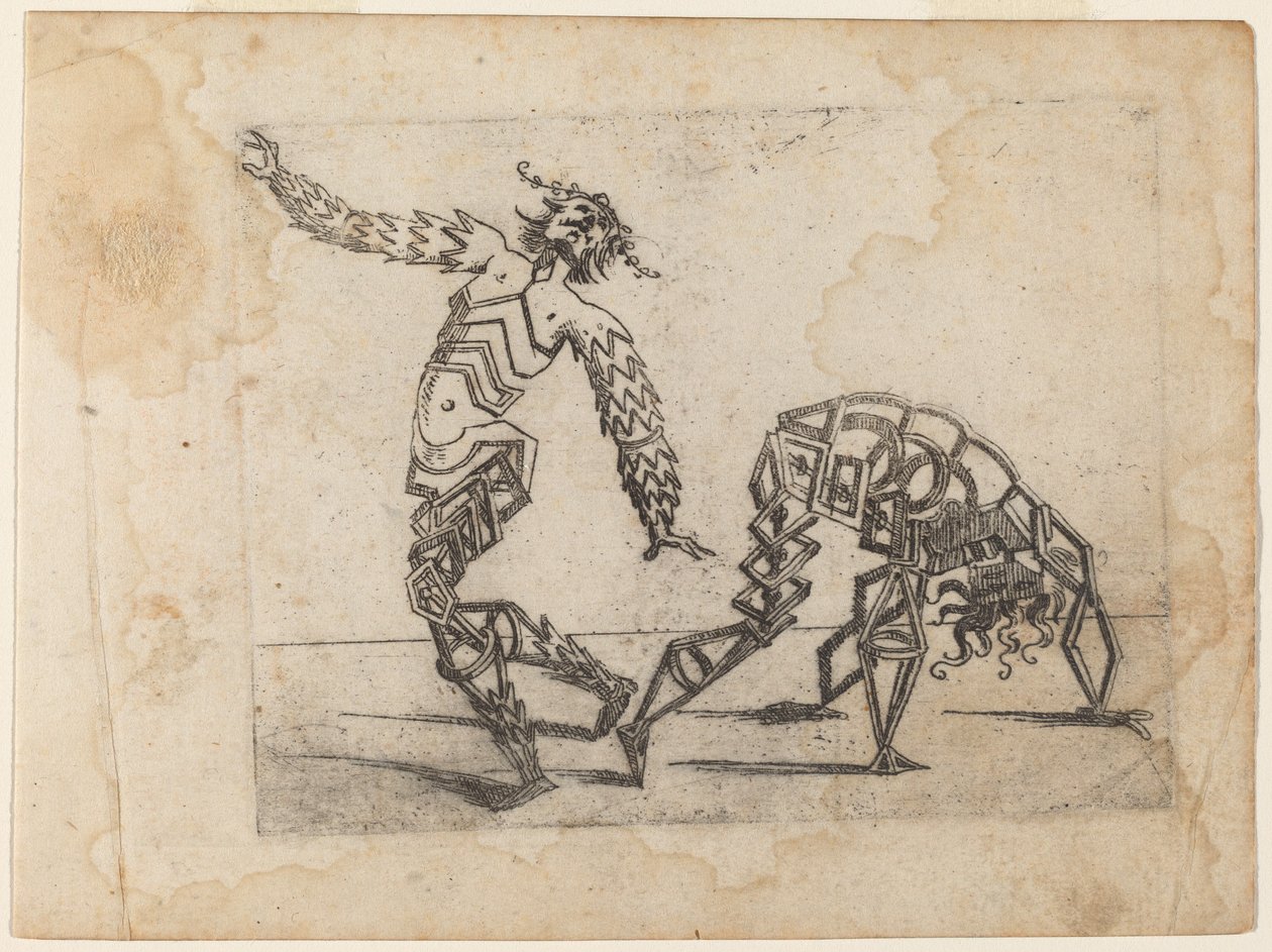 Z "Bizzarie di different Figures" od Giovanni Battista Bracelli