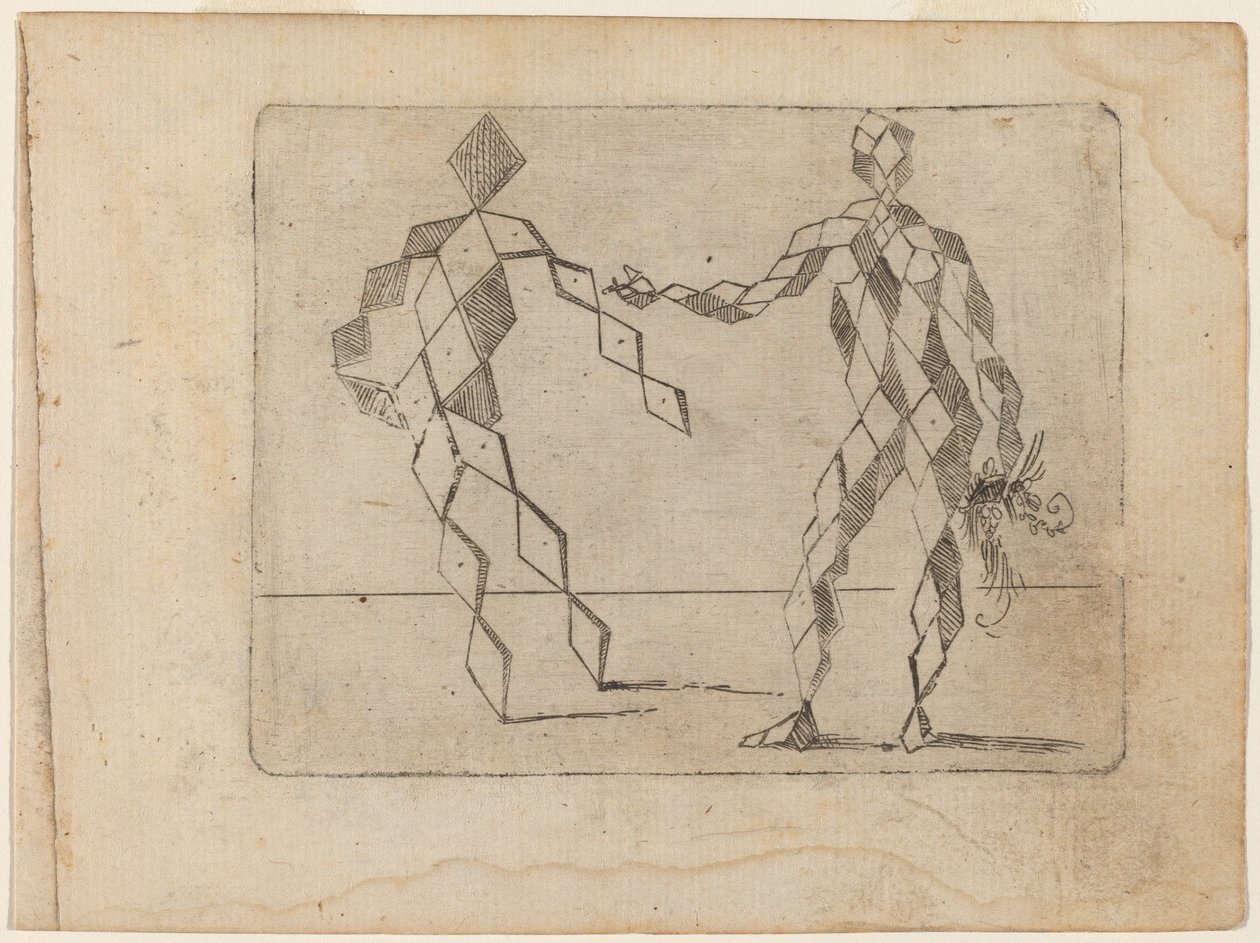 Z "Bizzarie di different Figures" od Giovanni Battista Bracelli