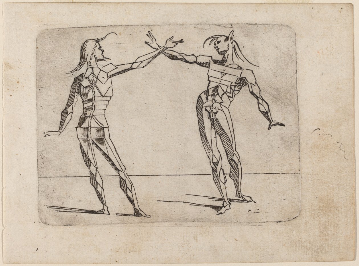 Z "Bizzarie di different Figures" od Giovanni Battista Bracelli