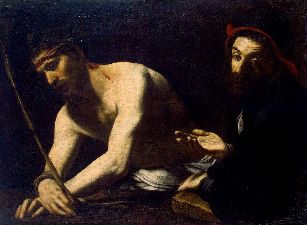 Kristus a Kaifáš, 1615-1620. od Giovanni Battista Caracciolo
