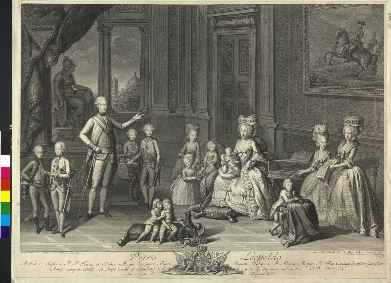 Císař Svaté říše římské Leopold II. od Giovanni Battista Cecchi