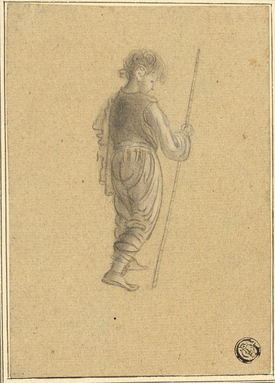 Chlapec s personálem od Giovanni Battista Cipriani