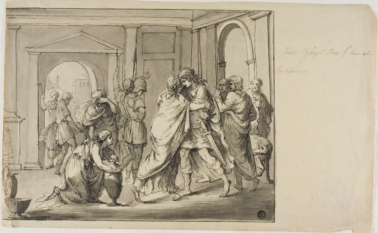 Homérova Odyssea od Giovanni Battista Cipriani