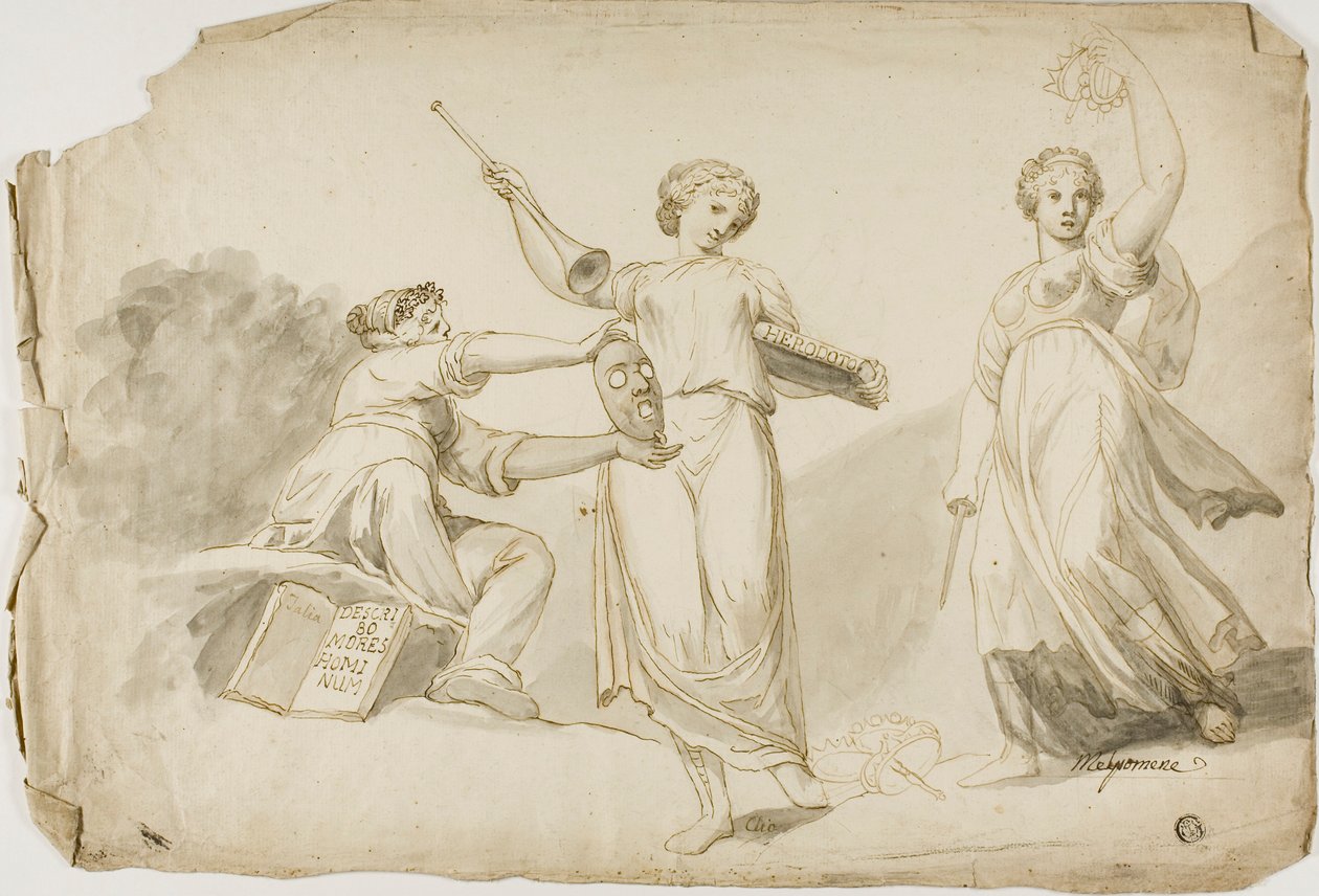 Thalia, Clio a Melpomene od Giovanni Battista Cipriani