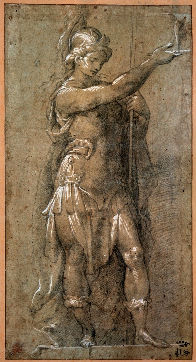 Minerva, počátek 17. století od Giovanni Battista Crespi