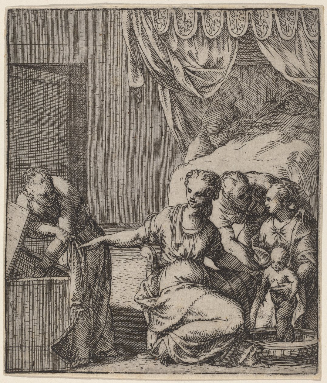 Narození Panny od Giovanni Battista Fontana
