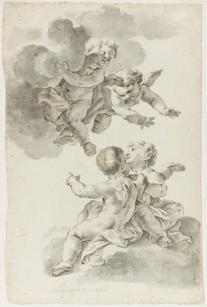 Trouba Putti od Giovanni Battista Gaulli