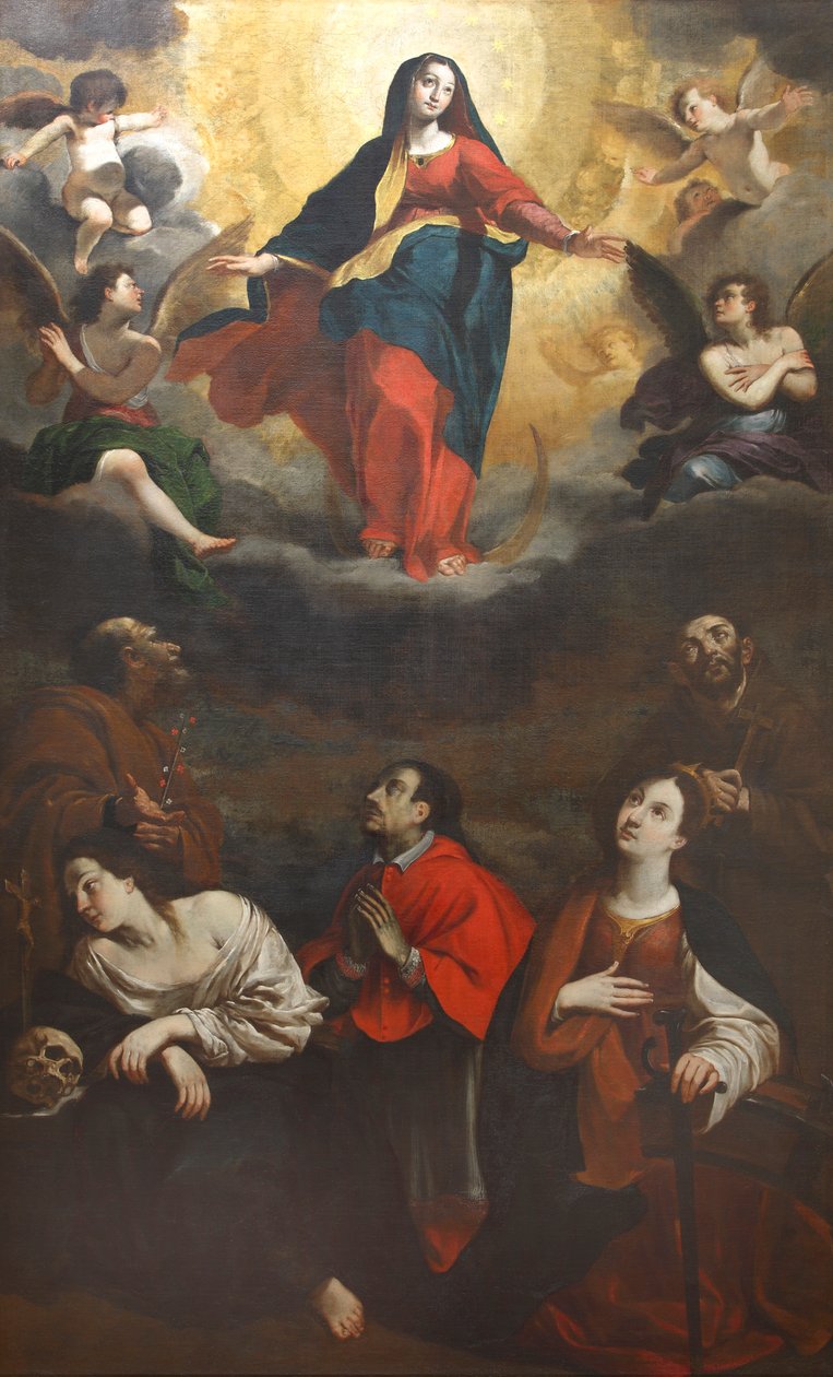 Neposkvrněné početí Panny Marie. od Giovanni Battista Mercati