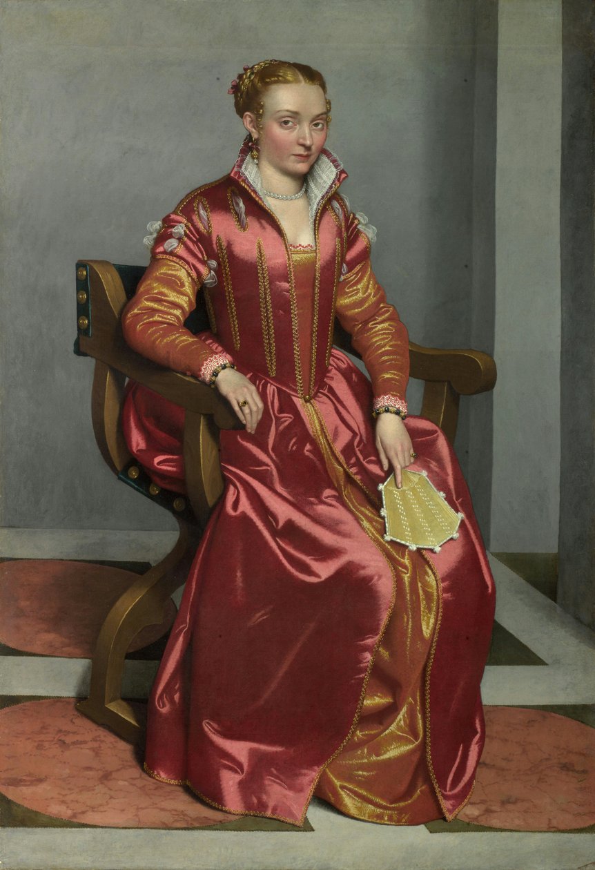 Portrét dámy od Giovanni Battista Moroni