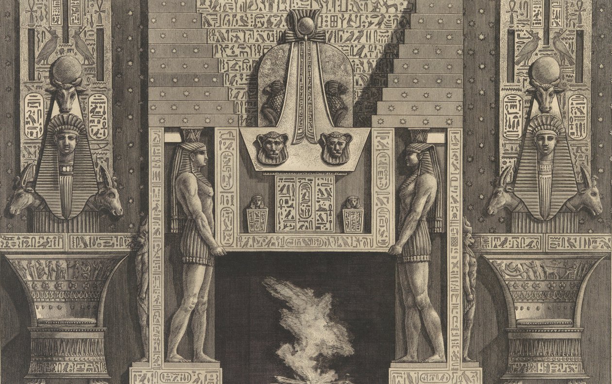 Komín v egyptském stylu..., 1769. od Giovanni Battista Piranesi