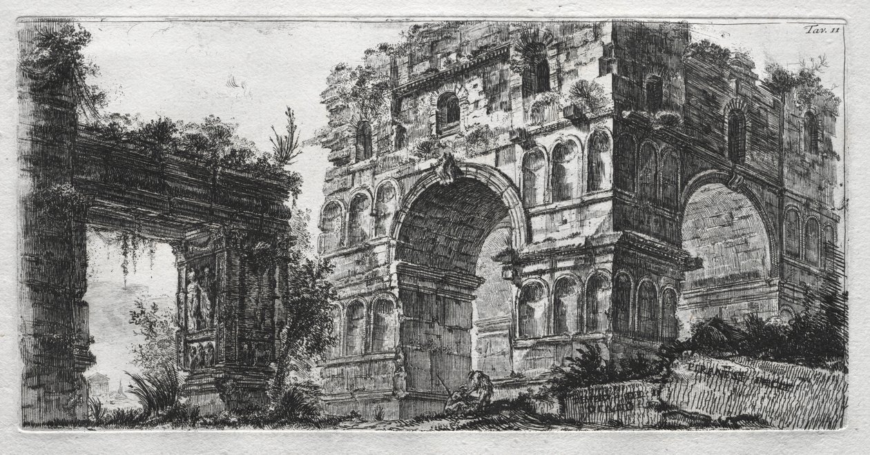 Dianin chrám. od Giovanni Battista Piranesi