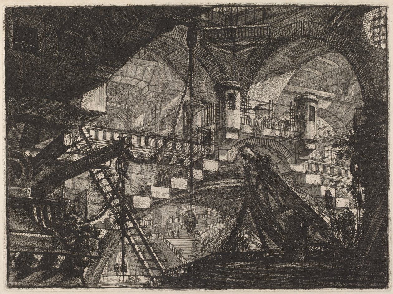 Oblouk s mušlí Ornament od Giovanni Battista Piranesi