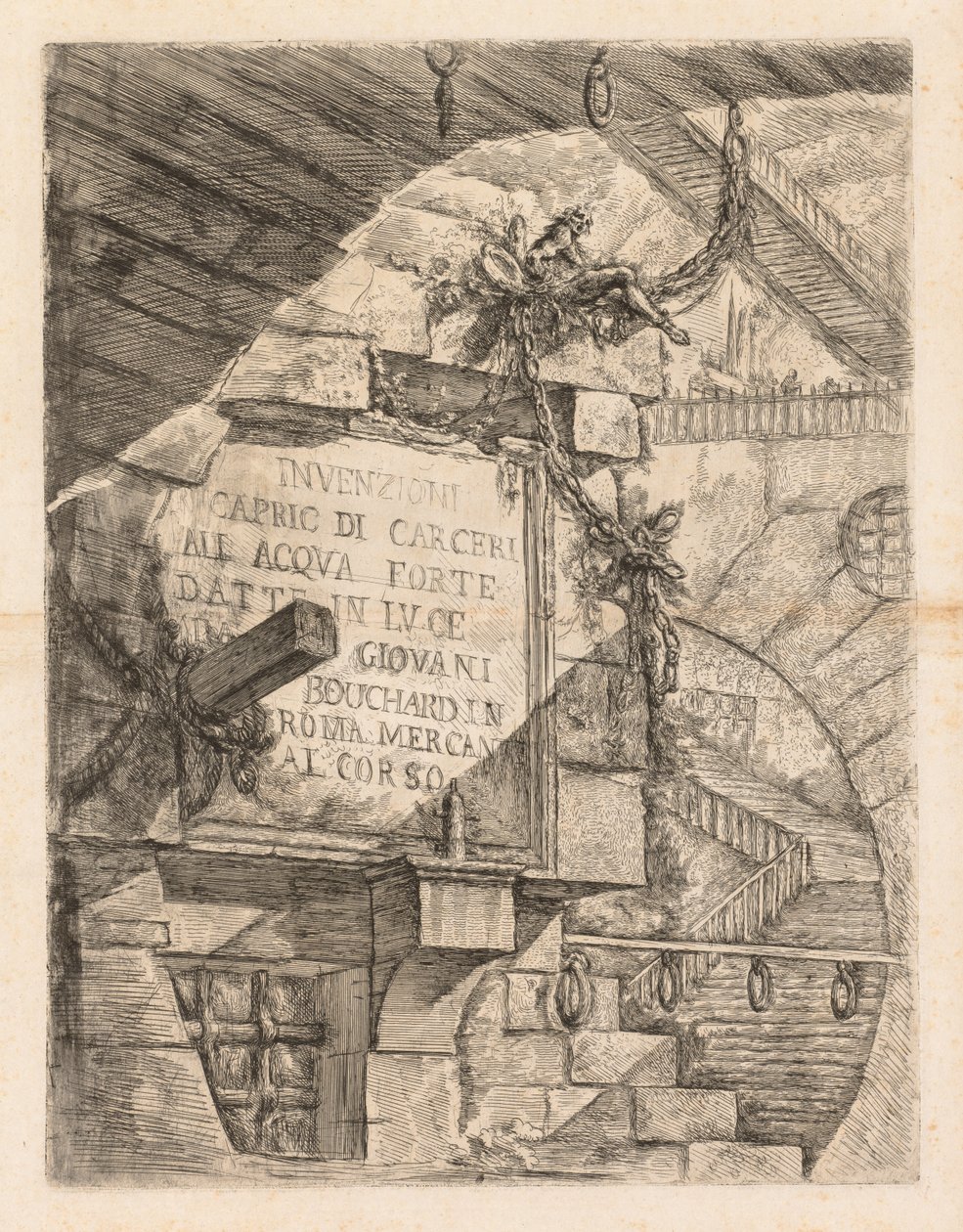 Vězení, 1745-1750. od Giovanni Battista Piranesi