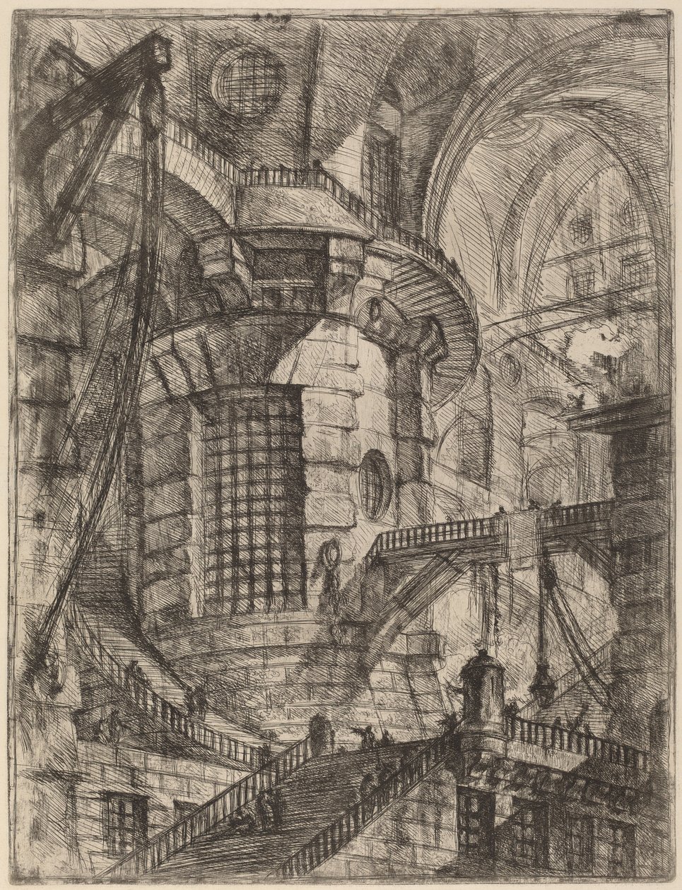 Kulatá věž od Giovanni Battista Piranesi